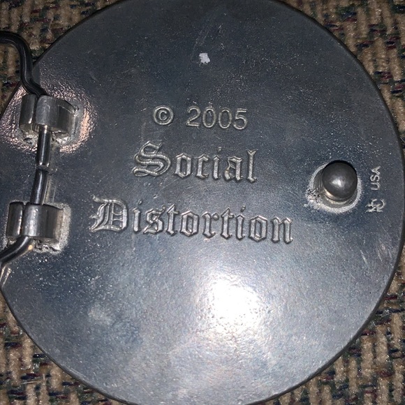 Social Distortion Vintage 2005 Rare Belt Buckle Made in the USA - Picture 5 of 6